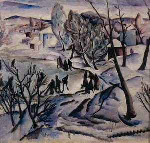Hiver. Étang gelé, 1923-1924 - Alexei Ilyich Kravchenko