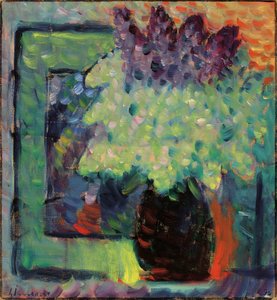 Grande nature morte Bouquet de lilas dans un vase, 1936 - Alexei Javlensky von