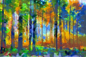 Forest,2020,(mixed media)