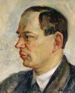Portrait de Vissarion Shebalin (1902-63) 1933 - Alexei Nikolayevich Arzhenikov