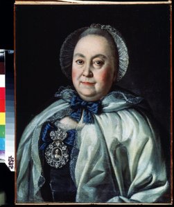 Portrait de la dame de compagnie, comtesse Maria A. Rumyantseva