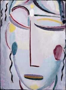 Heilandsgesicht: la Résurrection ou La Nouvelle Vie II, 1918 - Alexej von Jawlensky