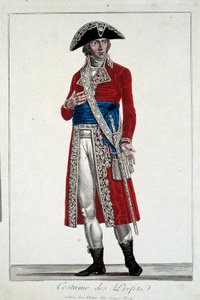 Un Préfet en Costume Rouge Gravure par Alexis Chataignier (1772-1817)