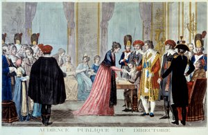 Audience publique du Directoire exécutif (1795-1798)
