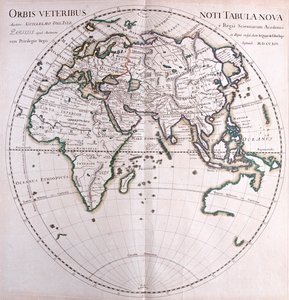 Carte du monde - Alexis Hubert Jaillot