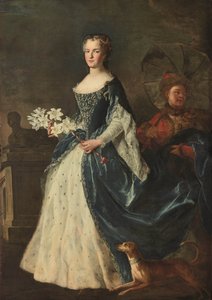 Portrait de Marie Leszczynska, reine de France 1703-1768, 1725