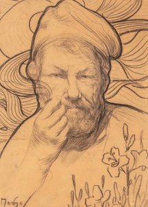 Autoportrait, années 1900-1910 - Alfons Marie Mucha