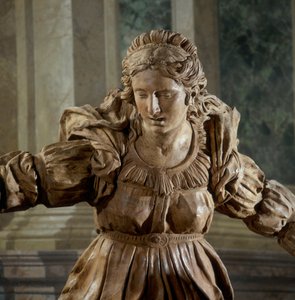 Marie Madeleine, détail de la Lamentation du Christ, dans la chapelle du Bienheureux Aldrovandi - Alfonso Lombardi