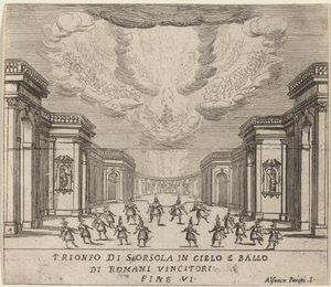 Le triomphe de Sainte Ursule au ciel et les conquérants romains