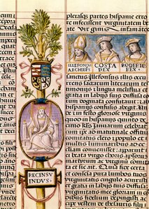 Portrait de Flavius Recceswinth, roi des Wisigoths d