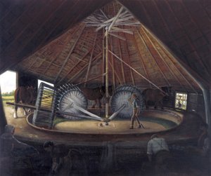 Moulin à pastel à Parson Drove, vers 1900