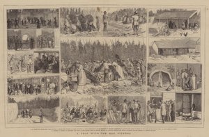 Un voyage avec les cueilleurs de houblon - Alfred Chantrey Corbould