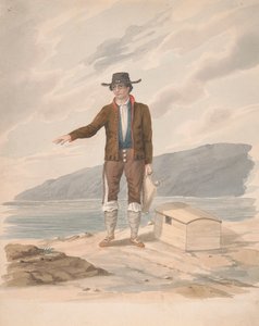 Homme debout sur le rivage - Hierro