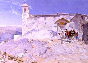 Sta Rocco, Olevano - Alfred Downing Fripp