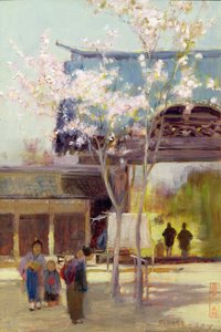 Cerisiers au Sammon, vers 1889
