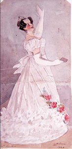 Angelica Catalani (1780-1845) dans Il Fanatico, 1824 - Alfred Edward Chalon