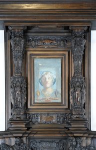 (détail) de la cheminée Sam Wilson, c.1908-14