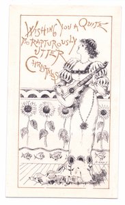 Carte de vœux victorienne d