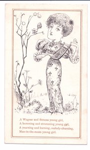 Carte de vœux victorienne d