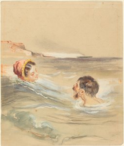 Baigneurs masculins et féminins - Alfred Grevin