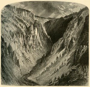 Cañon de Yellowstone, 1872