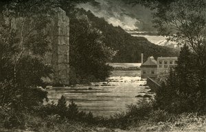 Le Passaic sous les chutes