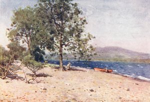 District des Lacs : Bassenthwaite Lake, un matin venteux - Alfred Heaton Cooper