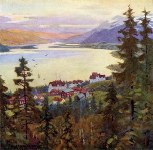 Lac et village d