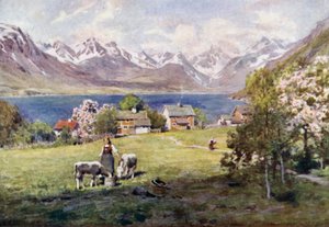 Romsdalfjord, de Naes - Alfred Heaton Cooper