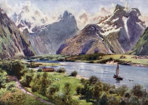 Les montagnes de Romsdal