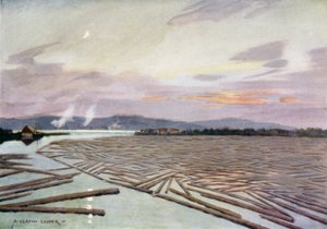Bois sur la rivière Ångerman, Härnösand