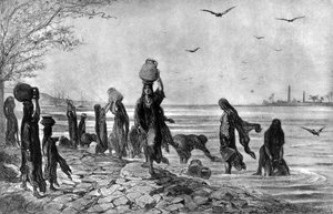 Femmes fellahs au bord du Nil, 1872
