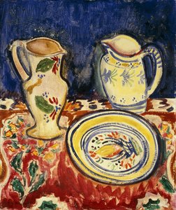 Nature morte avec poterie bretonne,