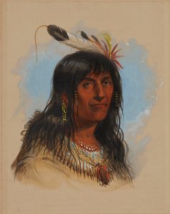 « Big Bowl » (un chef crow) - Alfred Jacob Miller