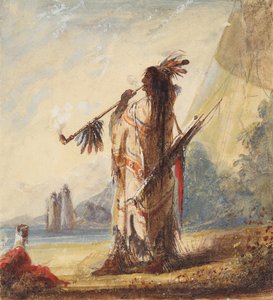 Otium Cum Dignitati fumant le calumet, c.1837