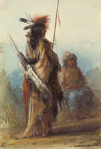 Shoshones, rivière Green, c.1837