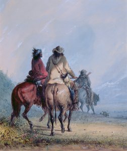 Les Trappeurs partant pour la chasse au castor, 1837
