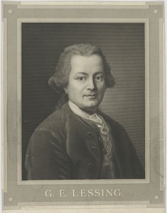 Portrait de Gotthold Ephraim Lessing 1729-1781, vers 1840
