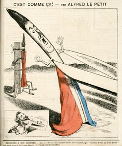 Couverture de "Le Grelot", numéro 142, Satirique en couleurs - Alfred Le Petit