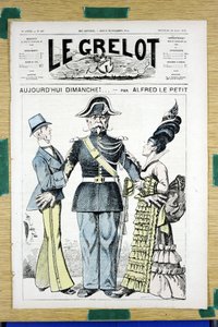 Couverture de "Le Grelot", numéro 167, Satirique en couleurs