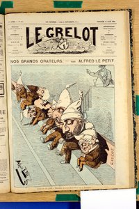 Couverture de "Le Grelot", numéro 175, Satirique en Couleurs - Alfred Le Petit