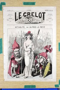 Couverture de "Le Grelot", numéro 50, Satirique en Couleurs