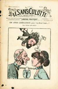 Couverture de "Le Sans-Panlotte", numéro 28, Satirique en couleurs - Alfred Le Petit