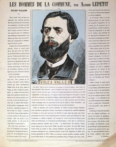Jules Vallès, journaliste français, auteur et membre de la Commune de Paris, 1871