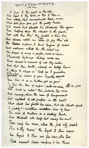 Manuscrit original de l