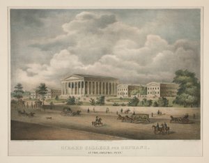 Girard College pour orphelins - à Philadelphie, Pennsylvanie - Alfred M. Hoffy