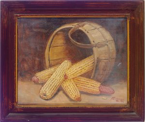 Épis de maïs dans un panier - Alfred Montgomery
