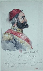 Sultan Abd al-Aziz (1830-76) 1867 - Alfred Mouillard