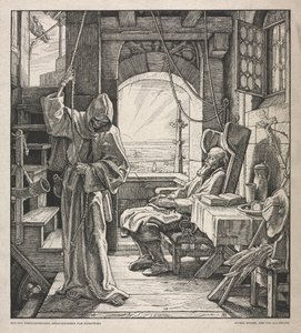 La danse de la mort : La mort comme amie, 1850 - Alfred Rethel