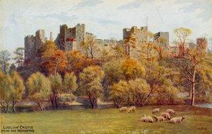 Château de Ludlow depuis les prés - Alfred Robert Quinton